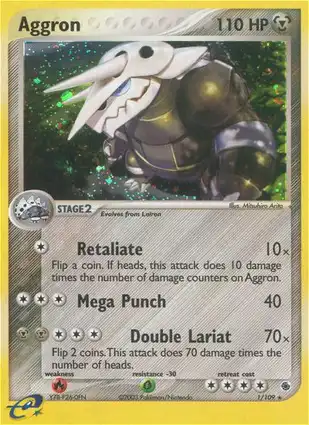 Aggron 1/109 EX Ruby & Sapphire