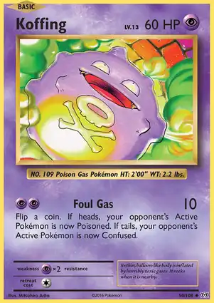 Koffing 50/108 Evolutions