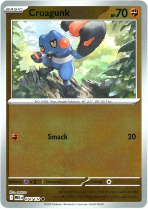Croagunk 078/132 Mega Evolution