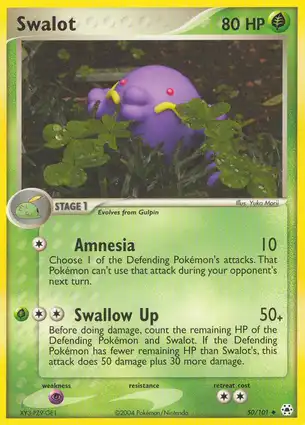 Swalot 50/101 EX Hidden Legends