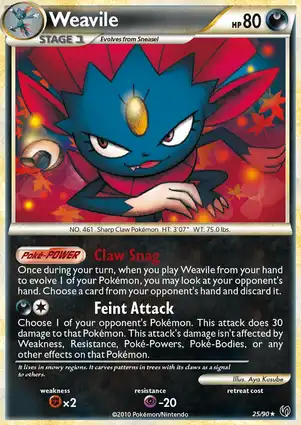 Weavile 25/90 Undaunted