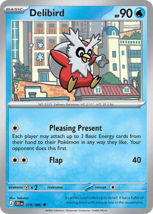 Delibird 018/086 Chaos Rising