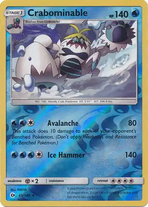 Crabominable 43/149 Sun & Moon
