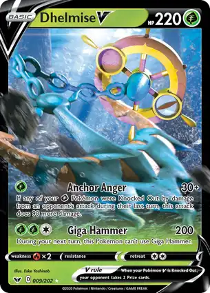 Dhelmise V 009/202 Sword & Shield