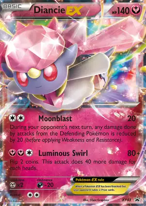 Diancie EX XY43 XY Promos