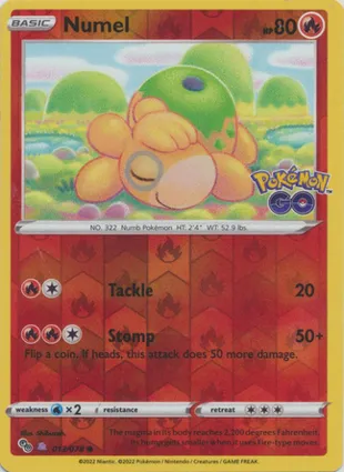 Numel 013/078 Pokémon GO