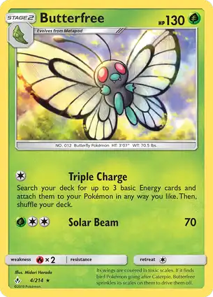 Butterfree 4/214 Unbroken Bonds