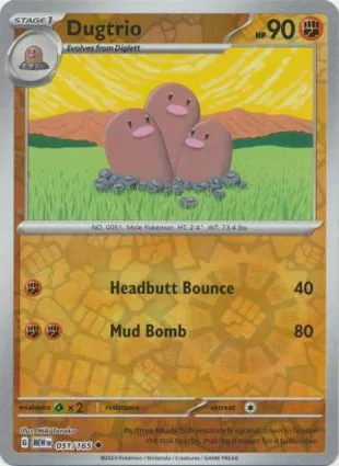 Dugtrio 051/165 Scarlet & Violet 151
