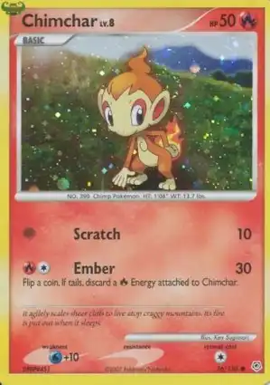 Chimchar 76/130 Diamond & Pearl