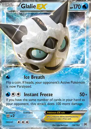 Glalie-EX 34/162 BREAKthrough