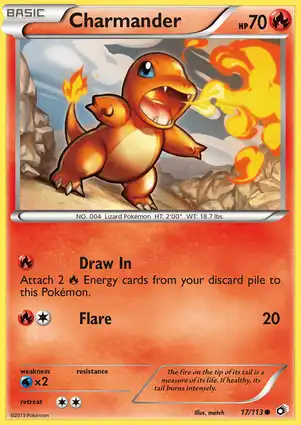 Charmander 17/113 Legendary Treasures