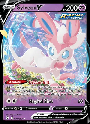 Sylveon V 074/203 Evolving Skies