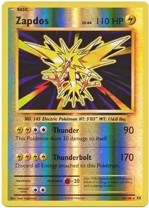 Zapdos 42/108 Evolutions