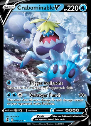 Crabominable V 076/264 Fusion Strike