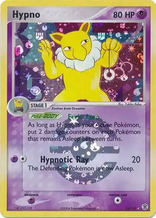 Hypno 25/112 EX FireRed & LeafGreen