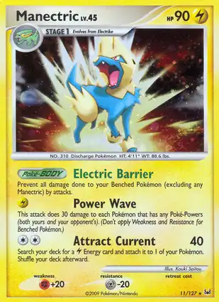 Manectric 11/127 Platinum