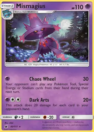 Mismagius 40/111 Crimson Invasion
