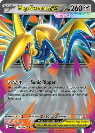 Mega Skarmory ex 055/088 Perfect Order