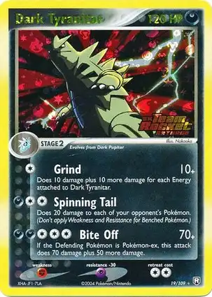 Dark Tyranitar 19/109 EX Team Rocket Returns
