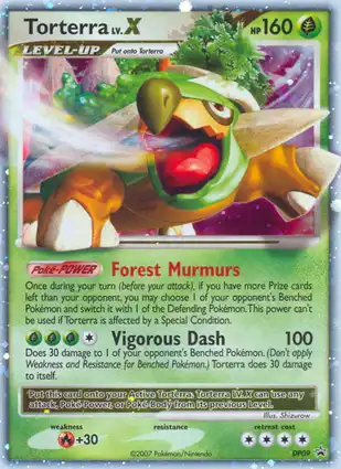 Torterra LV.X DP09 Diamond & Pearl Promos