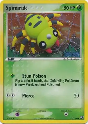 Spinarak 75/115 EX Unseen Forces