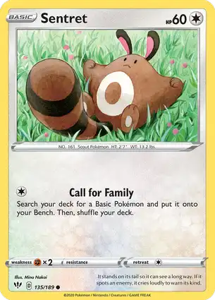 Sentret 135/189 Darkness Ablaze