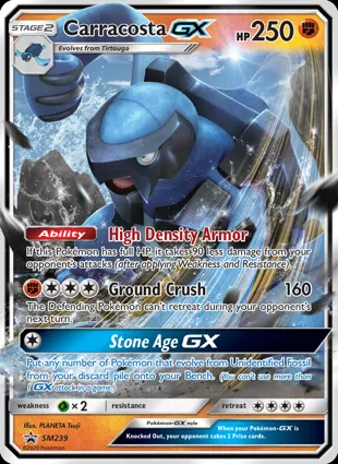 Carracosta GX SM239 Sun & Moon Promos