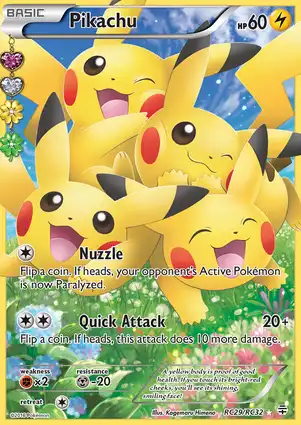 Pikachu RC29/RC32 Generations