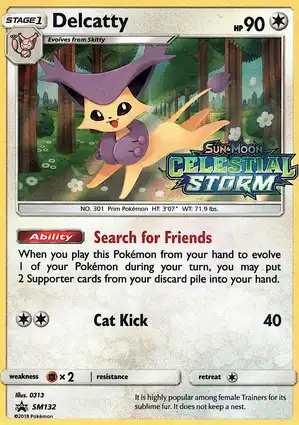 Delcatty SM132 Sun & Moon Promos
