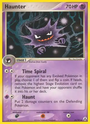 Haunter 35/92 EX Legend Maker