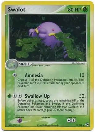 Swalot 50/101 EX Hidden Legends