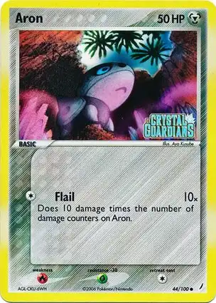 Aron 44/100 EX Crystal Guardians