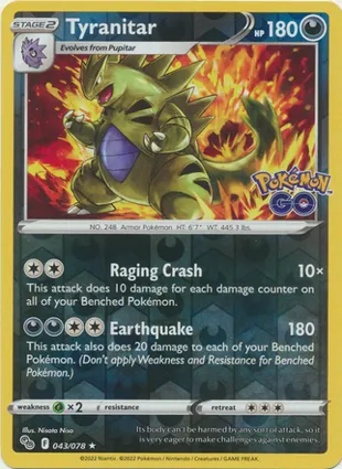 Tyranitar 043/078 Pokémon GO