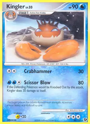 Kingler 20/106 Great Encounters