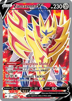 Zamazenta V 196/202 Sword & Shield