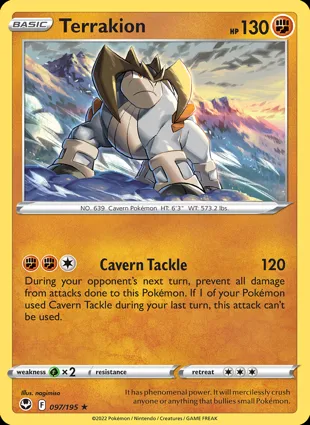 Terrakion 097/195 Silver Tempest