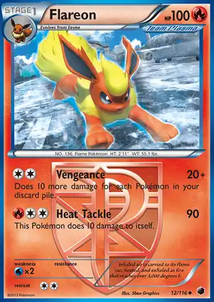 Flareon 12/116 Plasma Freeze