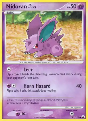 Nidoran ♂ 72/111 Rising Rivals