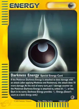 Darkness Energy 158/165 Expedition Base Set