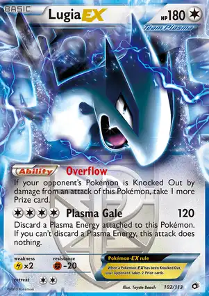 Lugia-EX 102/113 Legendary Treasures