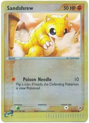 Sandshrew 75/100 EX Sandstorm