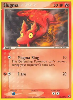 Slugma 75/107 EX Deoxys