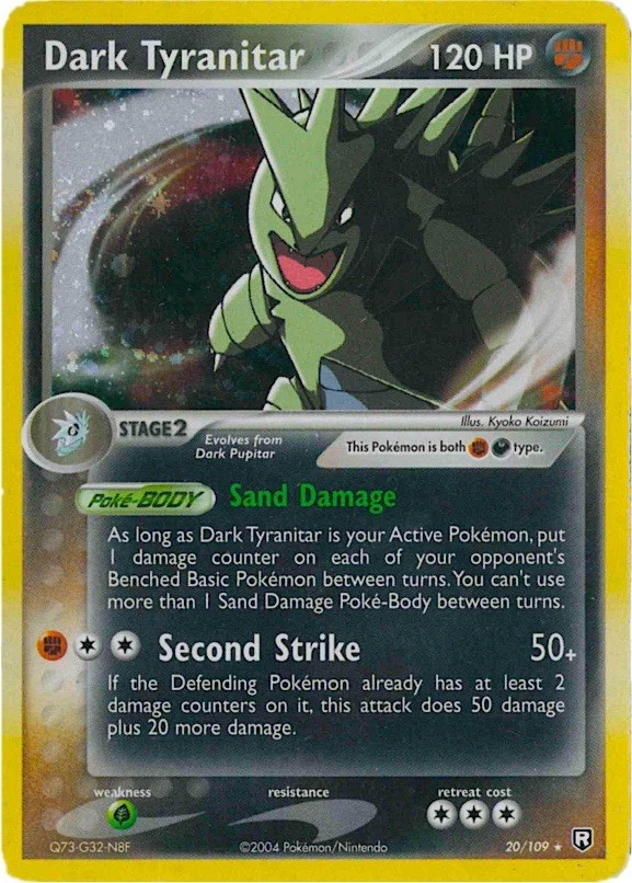 Dark Tyranitar 20/109 EX Team Rocket Returns