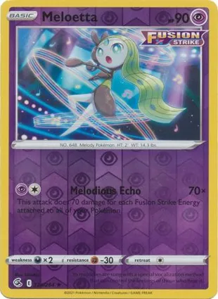 Meloetta 124/264 Fusion Strike