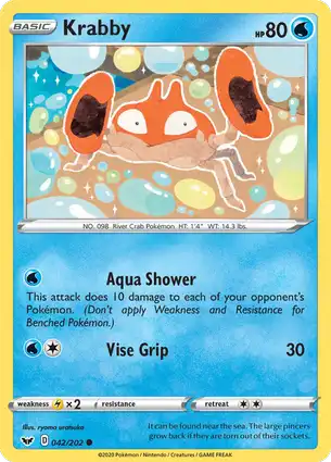 Krabby 042/202 Sword & Shield