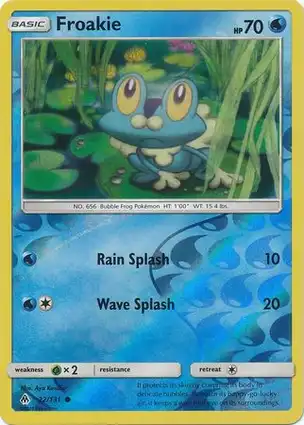 Froakie 22/131 Forbidden Light
