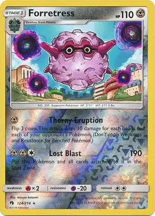 Forretress 124/214 Lost Thunder