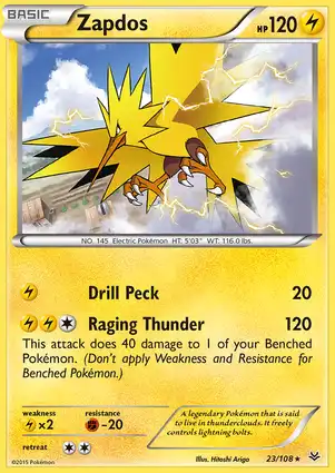 Zapdos 23/108 Roaring Skies