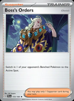 Boss's Orders 172/193 Paldea Evolved