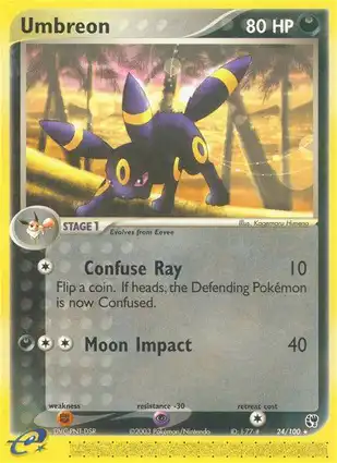 Umbreon 24/100 EX Sandstorm